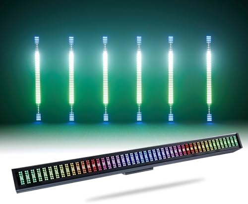 Stage Lights 200W LED DJ Light Bar RGBW 4in1 Strobe Light Bar,Wash Light Bar 96 Partition Pixels 576 LEDs DMX Control Sound Activated for Parties, Clubs, Weddings, Church Events