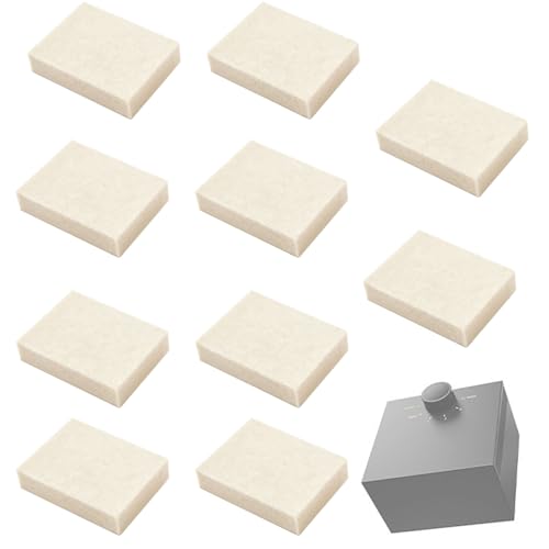 YIBEICO 10pcs Premium Filter Pads for xtool M1 Ultra S1 Air Assist,Air Pump Accessories,Dust Guard Replacement for Laser Engraving,Extends Pump Life