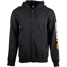 Timberland unisex adult Full-zip Hooded Hood Honcho Sport Full Zip Sweatshirt, Black, XX-Large US