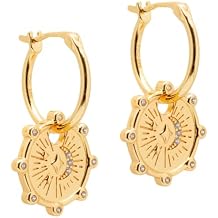 Timeless 18-Karat Gold Vermeil Earrings | Open Chunky Gold Hoop Earrings for Women | Made of Gold and 100% Nickel-Free