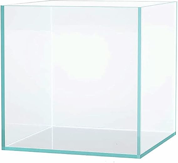 AWXZOM Small Nano Tall Rimless Tank, Glass Fish Tank, Betta Tank (2 Gallon 7.8x7.8x7.8inch/20x20x20cm)