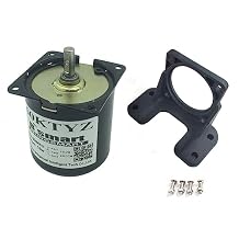 Bringsmart 60ktyz 110V 1rpm Ac Motor with Bracket Low Noise Gearbox Electric Motor Barbecue High Torque 110V Synchronous AC Reduction Motor