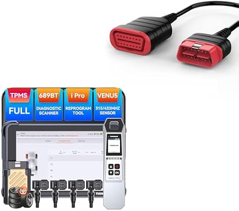 THINKSCAN 689BT TPMS Combos + OBD2 Extension Cable
