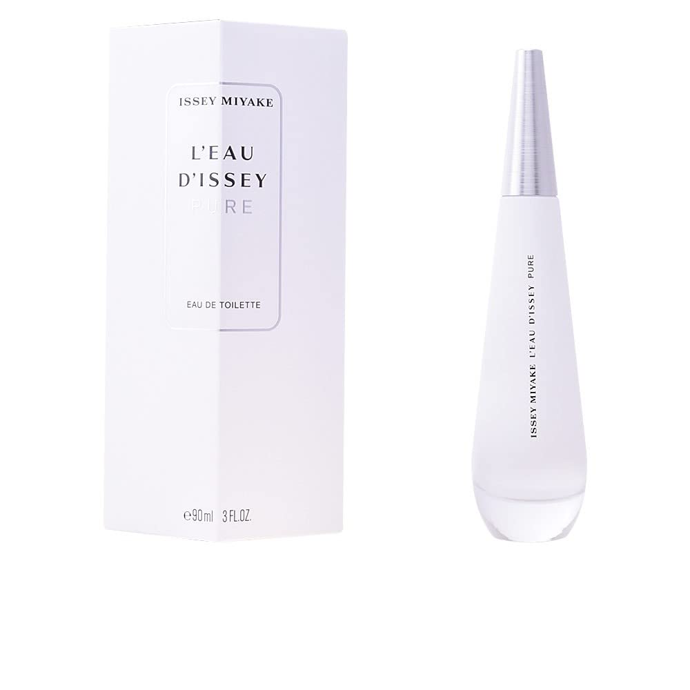 Issey Miyake Leau de Issey Pure Eau de Toilette Spray for Women, 3 Ounce