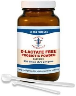Custom Probiotics D-Lactate Free Probiotics - 50g - Multi-Strain Probiotic Powder