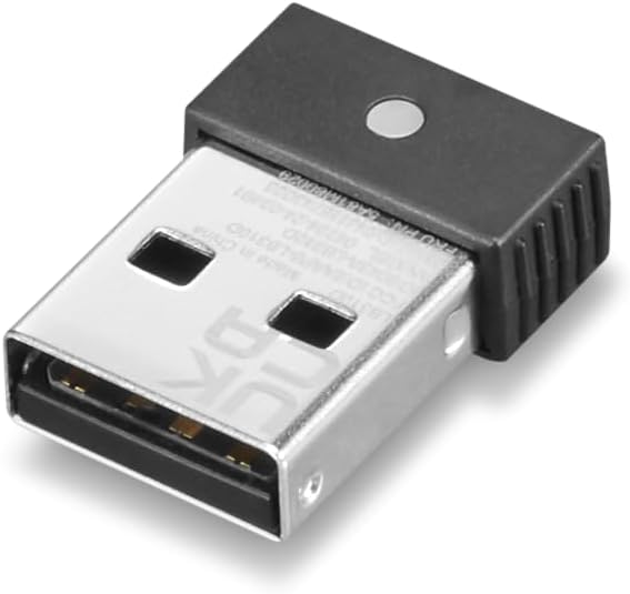 Lenovo USB-A Bluetooth Audio Receiver, Bluetooth 5.0 Connectivity Plug and Play Adapter for Wireless Headsets, Universal USB-A Compatibility, 30m Wireless Range, LED Call Status Indicator, Teams Ready