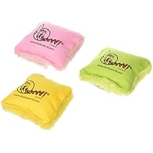 Speciality Pack Containing 3 Yeowww! 100% Organic Catnip Pillows (Contains a Pink, Yellow and Green Pillow)