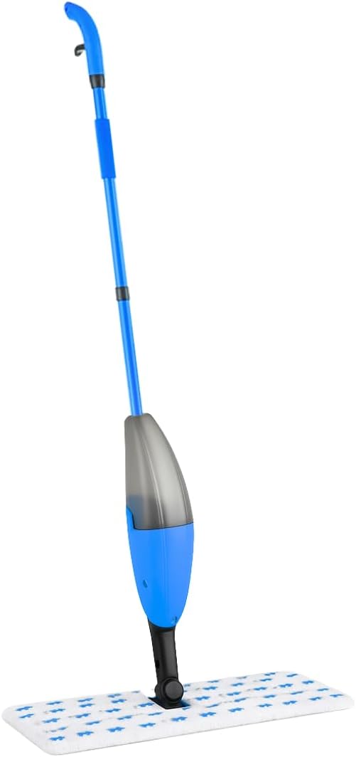Macromax Microfiber Spray Mop for Floor Cleaning - 360 Rotating Mop with Refillable Spray Bottle - Eco-Friendly Design - Includes Reusable Microfiber Pad - Ideal for Hardwood, Tile & Laminate Floors