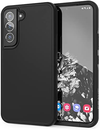 Crave Slim Guard for Galaxy S22 Case, Shockproof Case for Samsung Galaxy S22, S22 5G 6.1 inch - Black