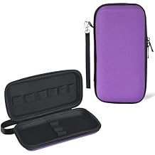 Wolfteeth Smell Proof Hard EVA Travel Case for Battery Pen Pods Charger, Portable Storage Pouch with Odor Resistance, Durable Protective Holder (Purple, Empty Case Only)