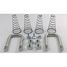 1900-2-1600 Replacement | Safety Chain Trailer U-Bolt Kit for B&W Gooseneck Turnover Ball Hitches | Trailer Powder Coated Alloy Steel U-Bolt Hitch - Made in USA