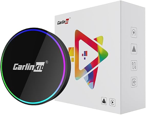 Carlinkit HD2CP Pro HDMI Wireless CarPlay Adapter- Wired CarPlay to Wireless Car Play & Android Auto Dongle, 3 in 1 Stream TV Stick/Phone/Games to Screen via HDMI Converter, iOS 10& Android 11+