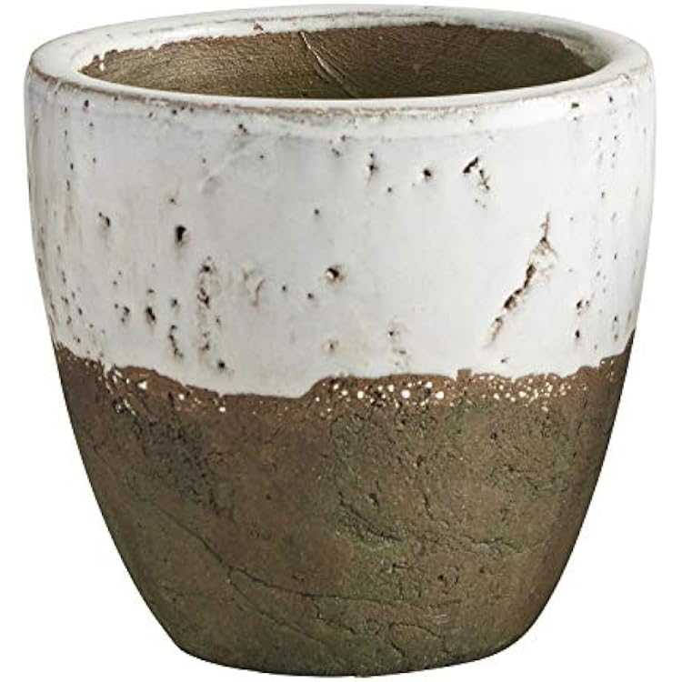 47th & Main Ceramic Two Tone Planter, Large, Two-Toned