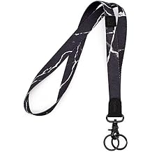 POCKT Neck Lanyard for Keys, Wallets and ID Badge Holders - Black Marble