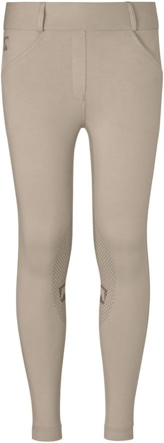 Dover Saddlery Riding Sport Kids' Pull-On Knee-Patch Breeches
