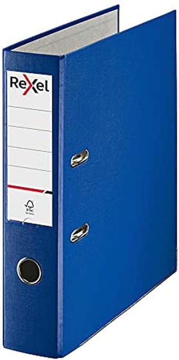 Rexel Lever Arch File, A4, 75mm, Blue
