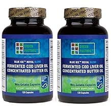 Green Pasture Blue Ice Royal Butter Oil Fermented Cod Liver Oil Blend 240