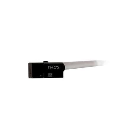 SMC D-A93 0.5 M Lead, 2 Wire, 24 VDC, 5/40 MA, D-A Series, Direct MOUNTING Type, IP67, Rectangular, RED LED, Reed Switch, SPST-NO, Wire Leads