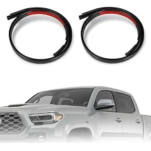 2Pcs Left & Right Roof Drip Molding Compatible with Toyota Tacoma Double CAB 2016 2017 2018 2019 2020 2021 2022 2023, Weatherstrip Rubber Seal Replaces # 75551-04081 75552-04080