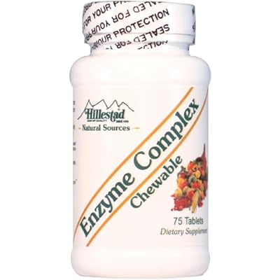 Dialyvite Hillestad Pharmaceuticals Enzyme Complex Dietary Supplement Tablets - 75 Count