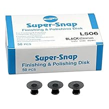 Shofu Dental L506 Super-Snap Disks Contour, Shape,,,,,, black (Pack of 50)