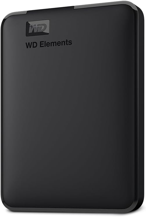 WD 4 TB Elements Portable External Hard Drive - USB 3.0, Black, USB 3.0, Plug-and-Play, formatted for Windows, Schwarz