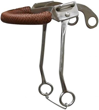 Showman Chrome Plated Braided Hackamore