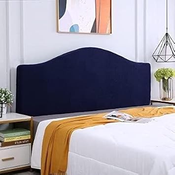 Headboard Covers Slipcover for Single/King/Double Bed Headboard Slipcover 120cm/150cm/180cm White Grey Pink Stretch Furniture Protective Dustproof Cover For beds Wood(180cm(180-200cm),R)