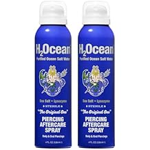 H2Ocean Piercing Aftercare Spray 4oz (Pack of 2) (2023)