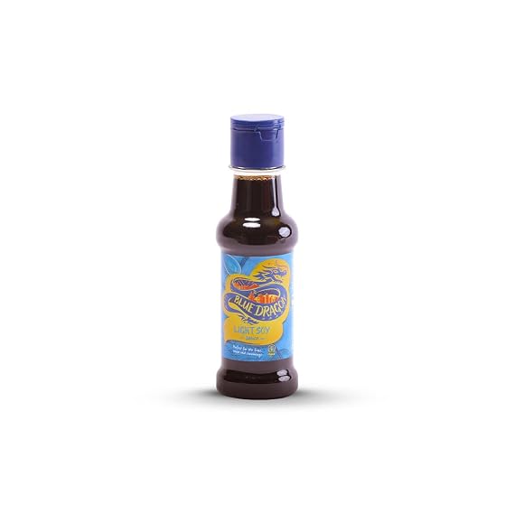 Blue Dragon Light Soy Saouce | Vegan | Contains SOYA Wheat, Peanuts and Nuts - 150ml