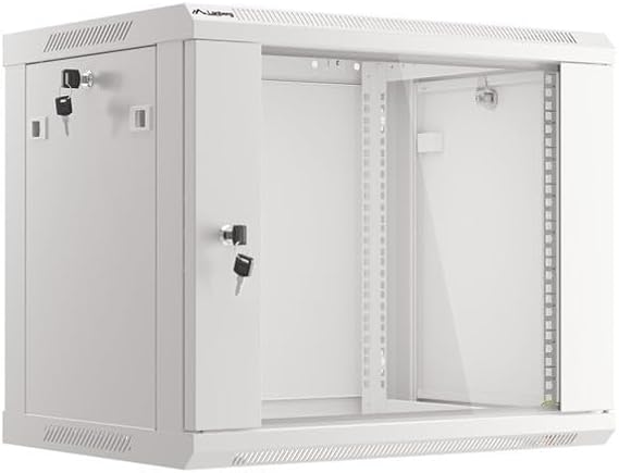Lanberg - Rack Cabinets Lanberg wall-mounted rack 19'' demounted flat pack 9U/600x450mm gray
