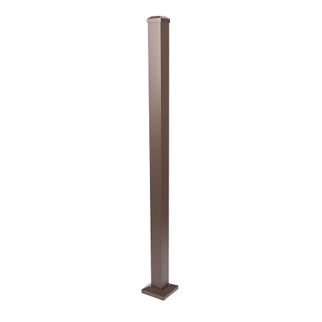 Deckorators 2-1/2 in. x 2-1/2 in. x 39 in. Weathered Brown Stair Post Kit