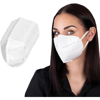 Disposable Face Mask, Soft on Skin, 3-Ply Masks Facial Cover with Elastic Earloops Great For Home, Office, School
