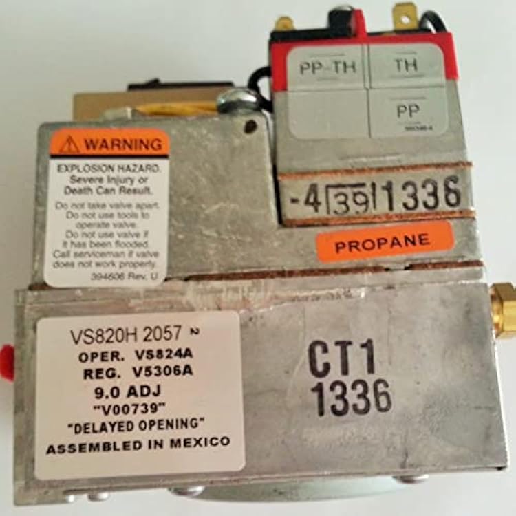 Honeywell Millivolt Gas Valve LP #VS820H2057 R0096900