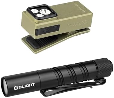 OLIGHT Oclip Ultra EDC Flashlight Clip-on Light 530 Lumens Bundle I3T 2 EOS Pocket EDC Flashlight