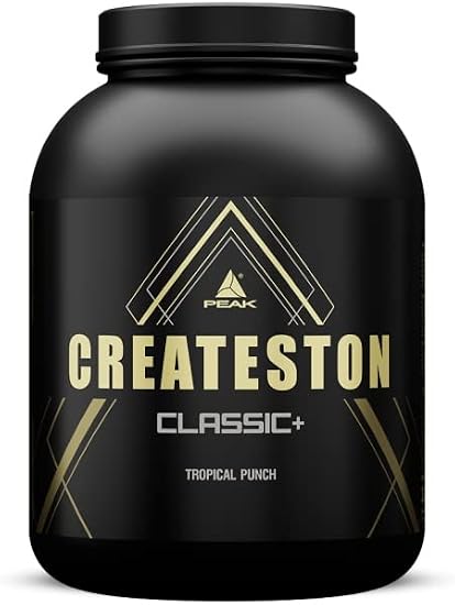 PEAK Createston Classic+ 3090g Flavour Tropical Punch I Post Workout I ALL in One I over 60 key substrates I with Whey Isolate, Hydrolysate, collagen I creatine I Carbohydrate Matrix I muscle growth