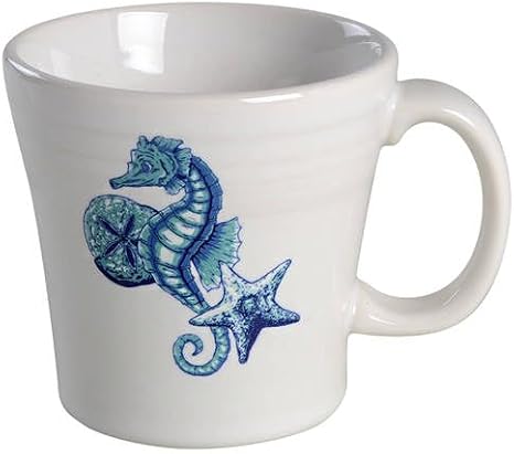 Fiesta Homer Laughlin Coastal Tapered Mug Seahorse