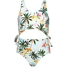 Hobie Girls Cutout One Piece Swimsuit