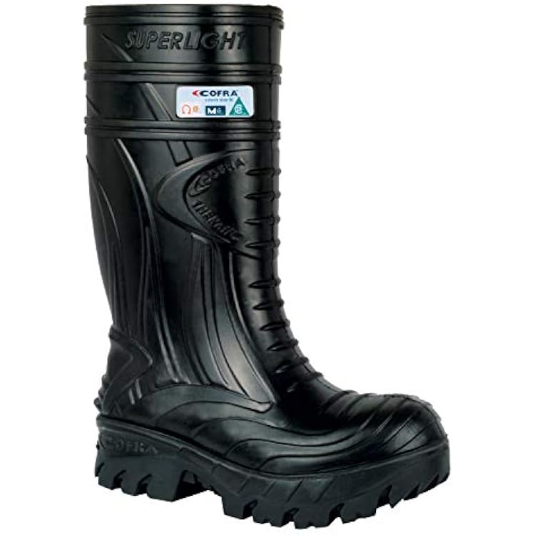 Cofra 00040-CU3.W07 Thermic Metguard EH PR Safety Boots, 7, Black