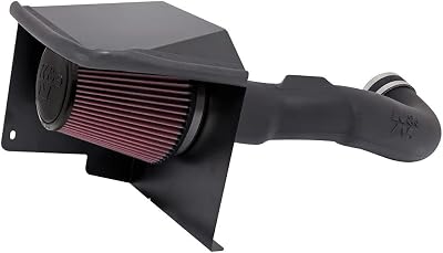 K&N Cold Air Intake System: High-Flow Air Filter, Increase Performance & Towing: Compatible with 2009-2014 ChevyGMCCadillac Silverado, Suburban, Tahoe, Sierra, Yukon, Escalade, Avalanche, 57-3070