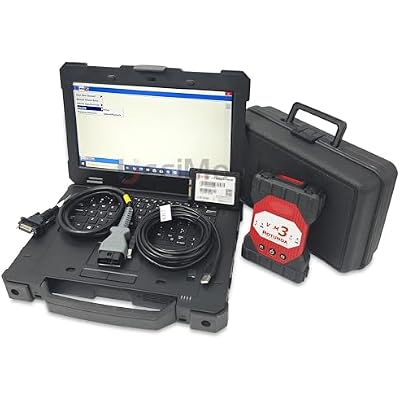 VCM3 Heavy Duty Truck Scanner VCM 3 Communication Module 3 Fault Detector Programming Device VCM3 with LaptopDElll