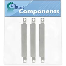 UpStart Components 3-Pack BBQ Grill Burner Crossover Tube Replacement Parts for Master Chef 85-3004-2 - Compatible Barbeque Carry Over Channel Tube