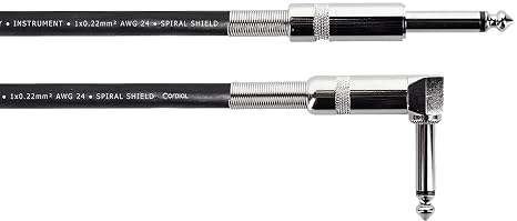 Cordial Guitar Cable Jack 3 m Straight/Coil