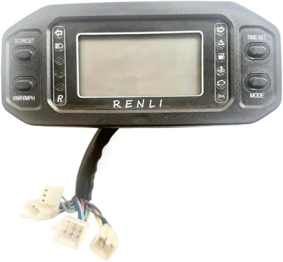 Renli RL1100 RL1500 Buggy Go Kart LCD Dashboard Meter Display Speedometer Compatible With 1100cc 1500cc Vehicles(Renli 1500cc Buggy)