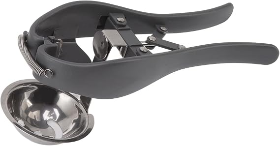 Egg Cracker, One-Hand Spring Press, 304 Stainless Steel