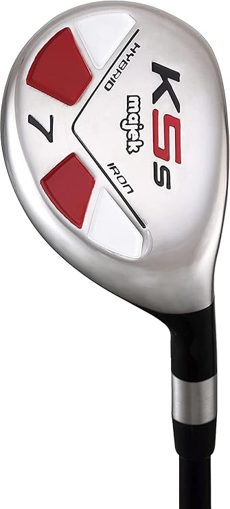 Majek Golf Senior Men's #7 Hybrid Senior Flex Right Handed New Utility A Flex Club