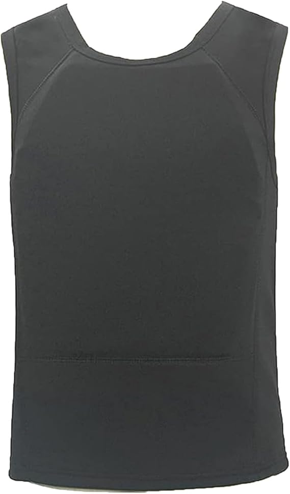 Bulletproof Vest, Concealable Discreet Executive Bulletproof Vest IIIA level Soft Anti-Bullet T Shirt Work Clothes Stab-Resistant Vests for Men Wome Safety Protection