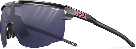 Julbo Ultimate Performance Sunglasses for Men & Women w/Full Venting, Panoramic View for Active Sports - 100% UV Protection