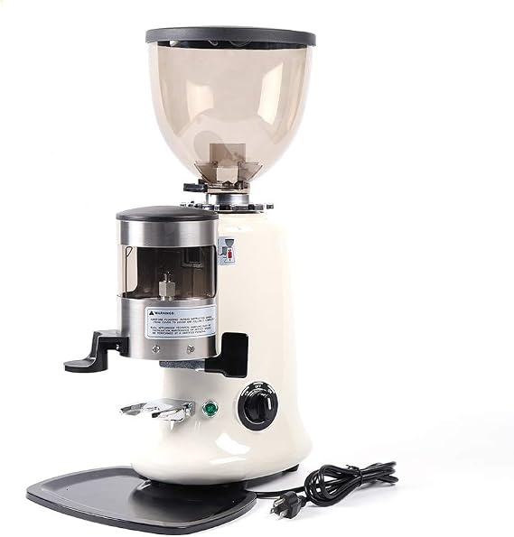 Electric Coffee Bean Grinder, 110V Tapered Burr Coffee Grinder, 1200g Commercial Espresso Grinder 350W Heavy Duty Cast Aluminum Body, Hopper Capacity Espresso Bean Milling Machine