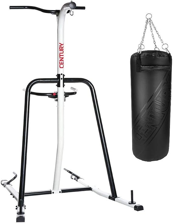 Century Oversized 100 Pound Heavy Bag with Heavy Bag Stand for Boxing, Martial Arts, and Cardio Fitness | Ships in Two Boxes